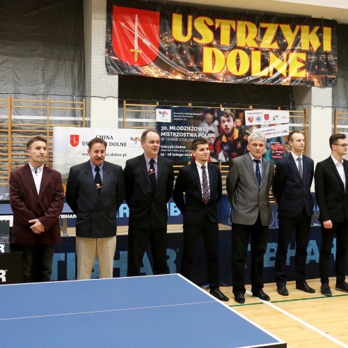 Otwarcie 30. Młodzieżowych Mistrzostw Polski w tenisie stołowym